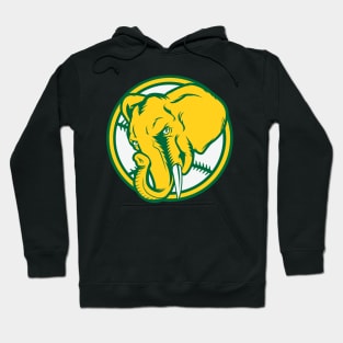 Elephant-Inspired Oakland A's Design Hoodie